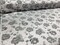 1 Yard Charcoal & Silver Floral Satin Jacquard Brocade Fabric for Jackets Dresses Decor 60 Inch Width